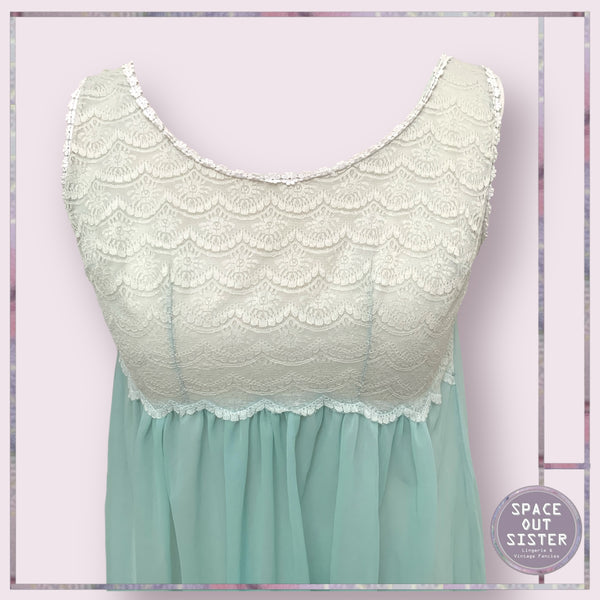 Vintage Lirabis Seafoam Nightdress