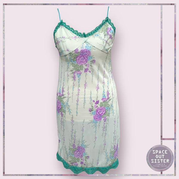 Vintage Mauve Garden Slip