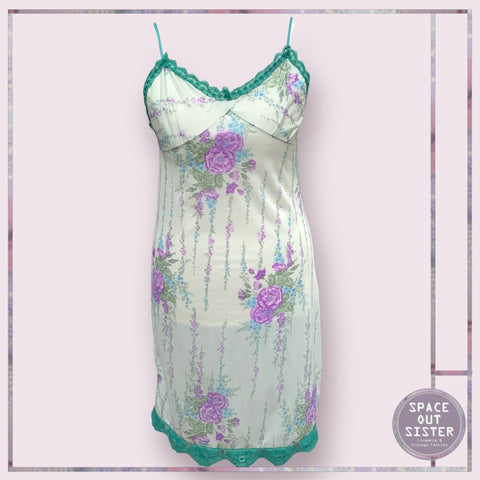 Vintage Mauve Garden Slip