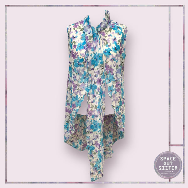 Vintage Blue & Purple Robe