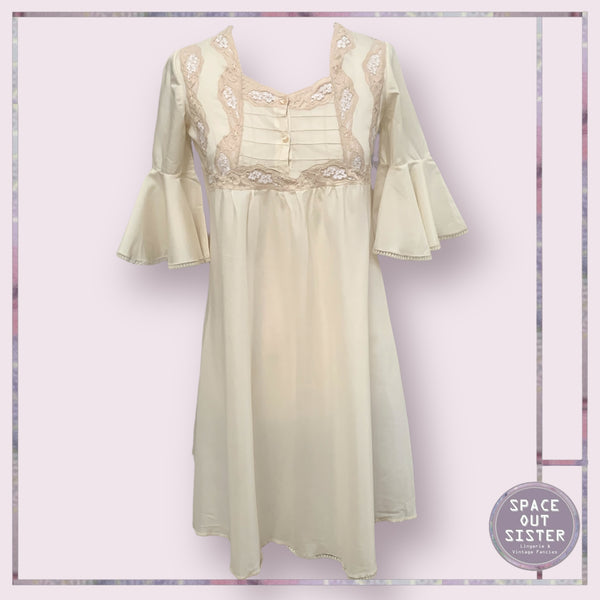 Vintage Taupe Nightdress