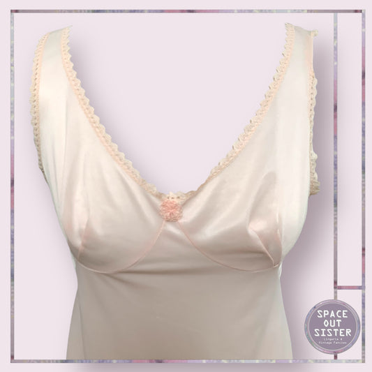 Vintage Peach Mini Slip