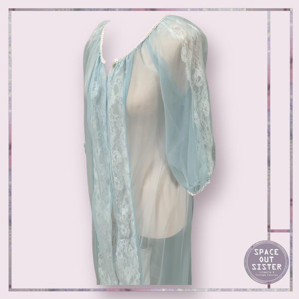 Vintage Powder Blue Negligee