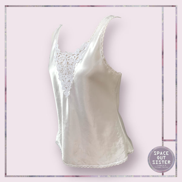 Vintage Guipure Satin Camisole