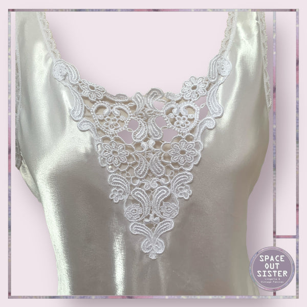 Vintage Guipure Satin Camisole