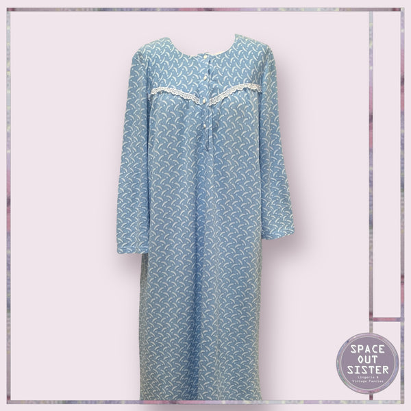 Vintage Blue Dashes Nightdress