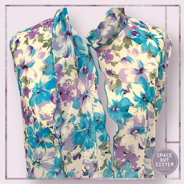 Vintage Blue & Purple Robe