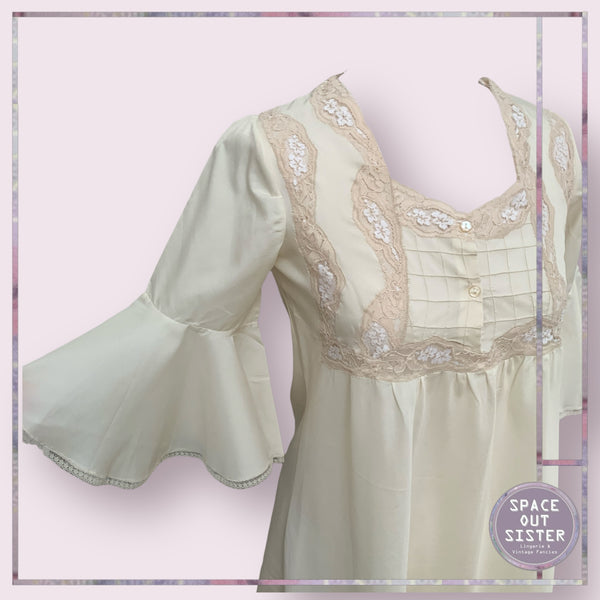 Vintage Taupe Nightdress