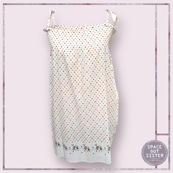 Vintage Love Heart Smocked Nightdress