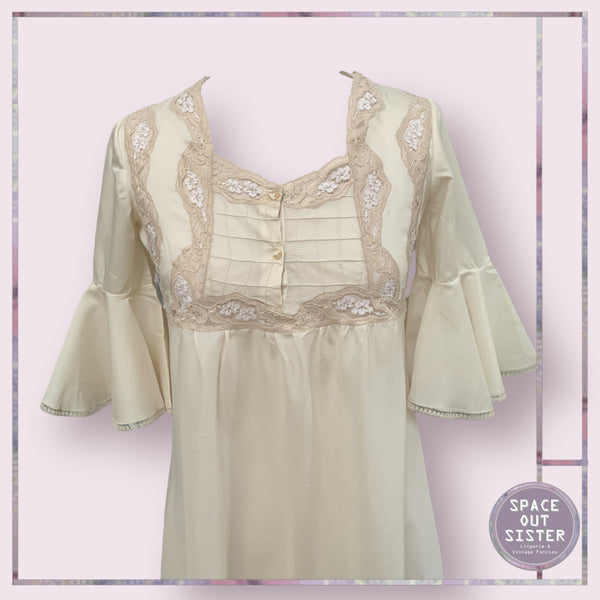 Vintage Taupe Nightdress