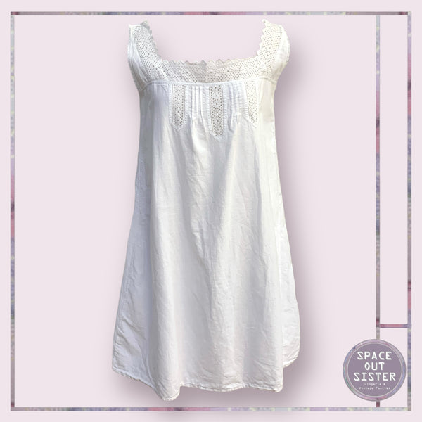 Antique White Cotton Chemise