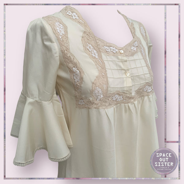 Vintage Taupe Nightdress