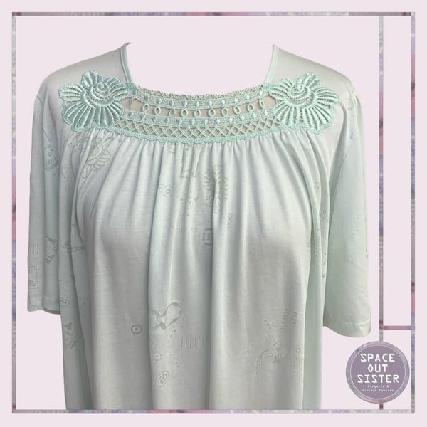Vintage Light Green Nightdress