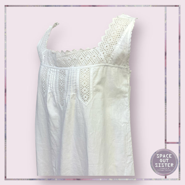 Antique White Cotton Chemise