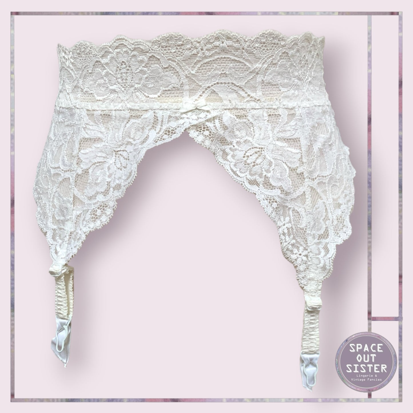 Mec White Garter Belt