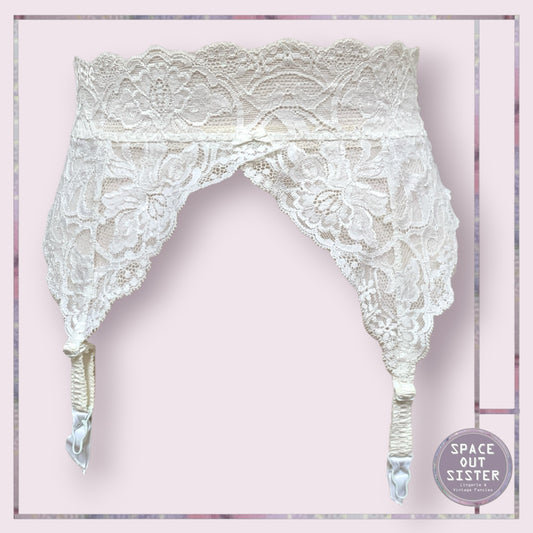 Mec White Garter Belt