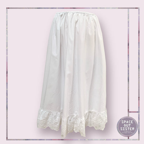 Vintage Cotton Petticoat M