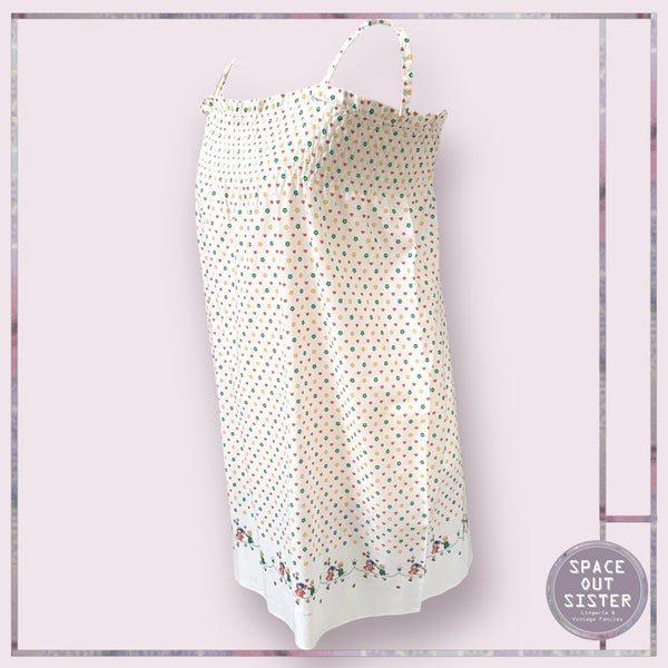 Vintage Love Heart Smocked Nightdress