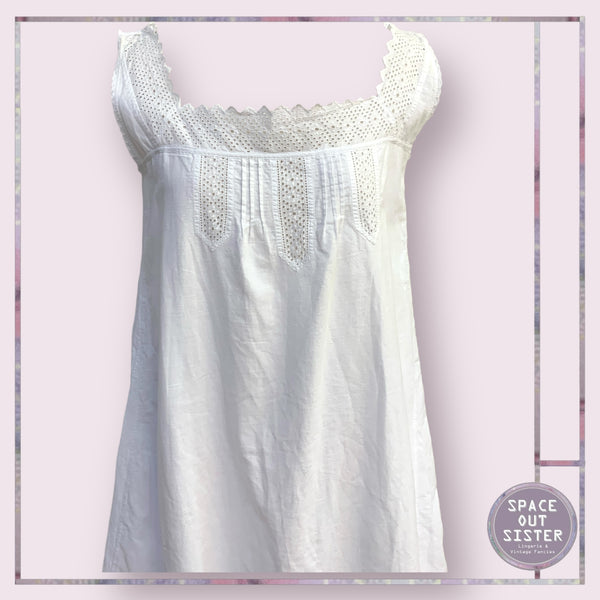 Antique White Cotton Chemise