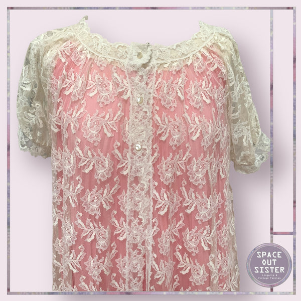 Vintage Parisian Peignoir Set