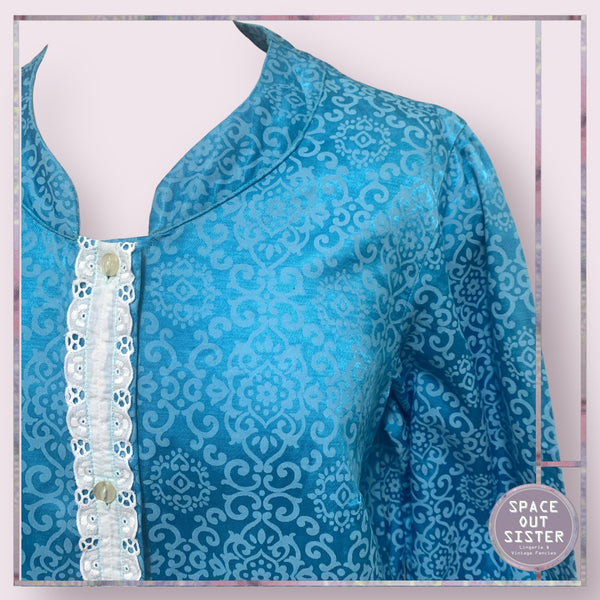 Vintage Cotton Lace Trim Nightdress