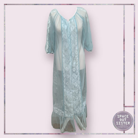 Vintage Powder Blue Negligee