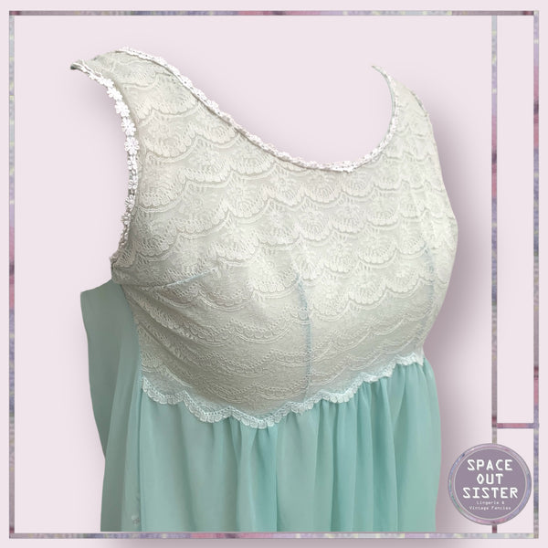 Vintage Lirabis Seafoam Nightdress