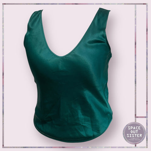 Vintage Cabernet Forest Green Camisole