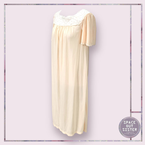 Vintage Square Neckline Nightdress