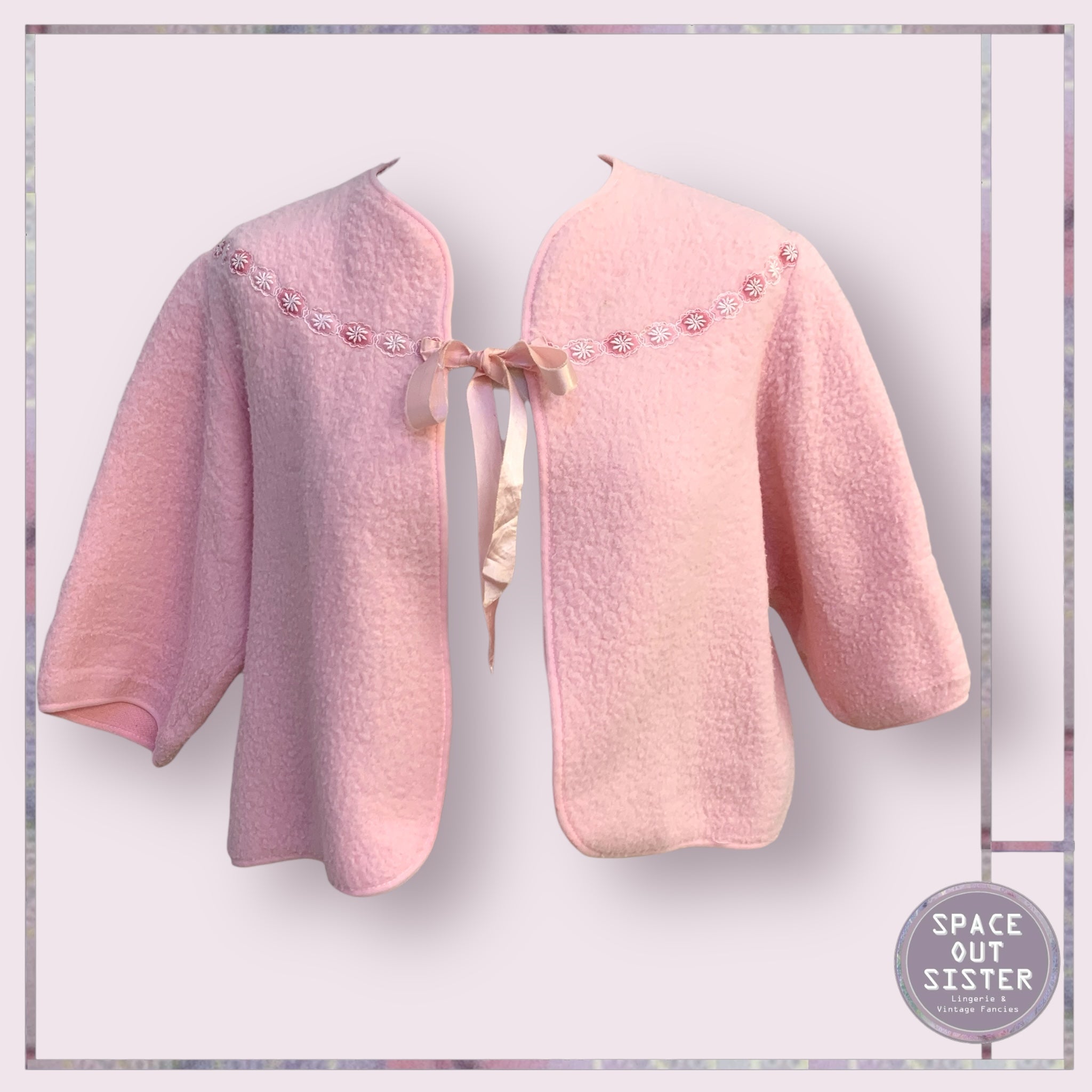 Vintage Fleece Bed Jacket