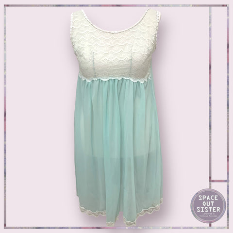 Vintage Lirabis Seafoam Nightdress