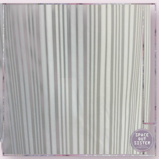 Vintage Striped Calf Length Half Slip