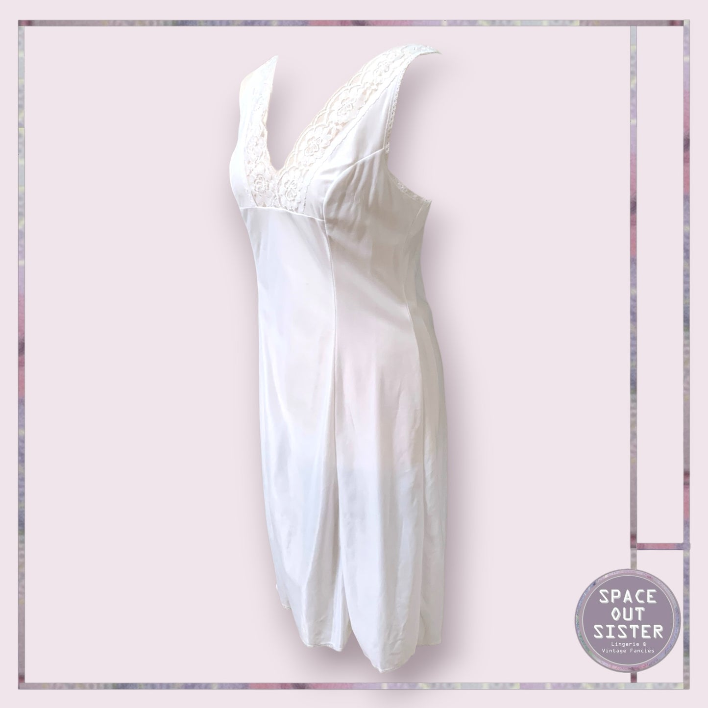 Vintage Claire White Slip