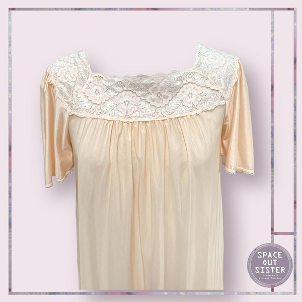 Vintage Square Neckline Nightdress