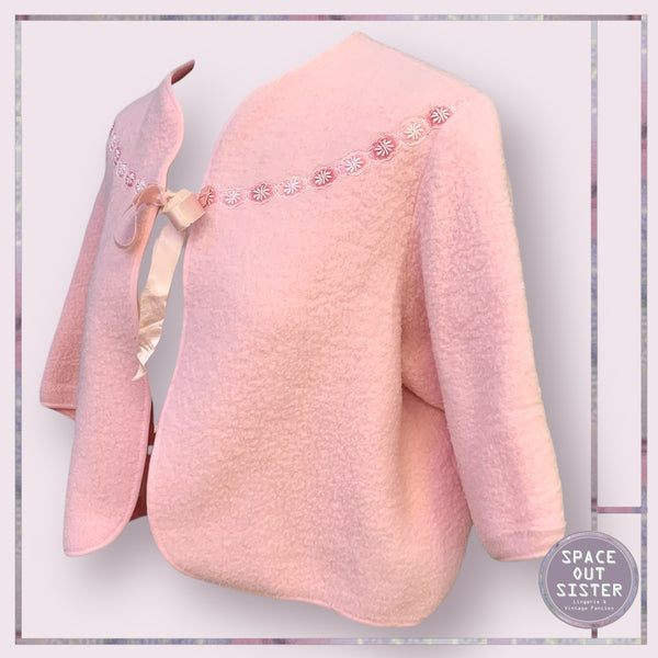 Vintage Fleece Bed Jacket