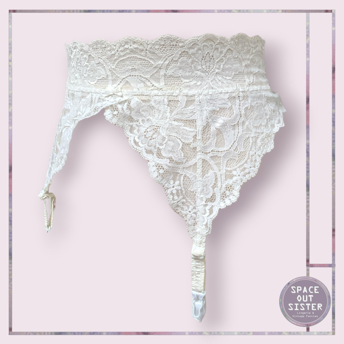 Mec White Garter Belt