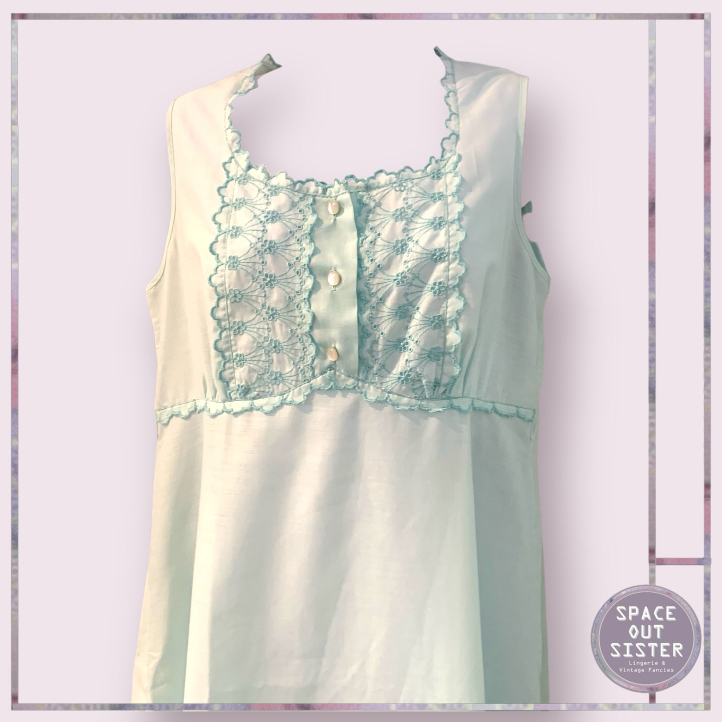 Vintage Truimph Green Nightdress