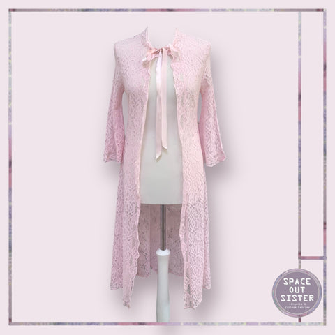 Vintage Pink Ribbon Robe