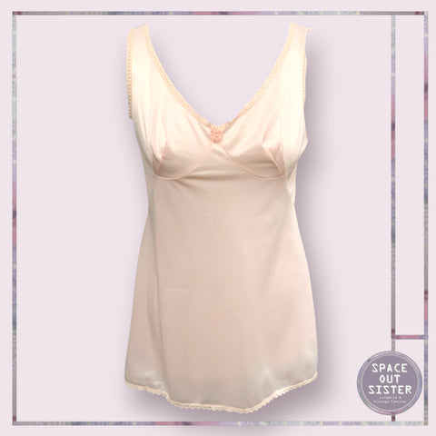 Vintage Peach Mini Slip
