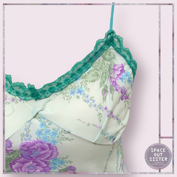 Vintage Mauve Garden Slip