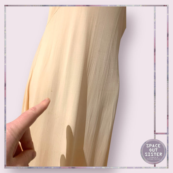 Vintage Crochet Lace Tricot Slip