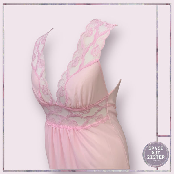 Vintage Full Length Tie Nightdress