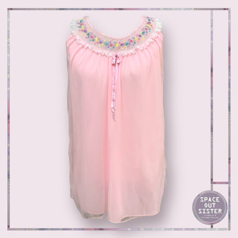 Vintage Pink Sweets Babydoll