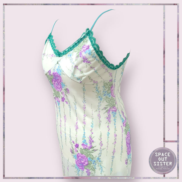 Vintage Mauve Garden Slip