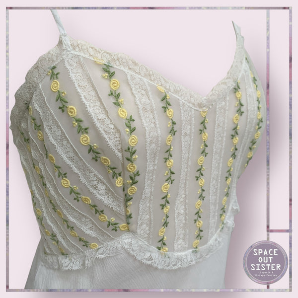 Vintage Van Realte Lemon Nightdress