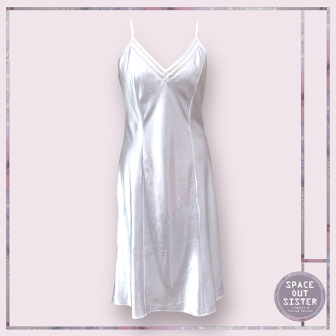 White Slip Dress