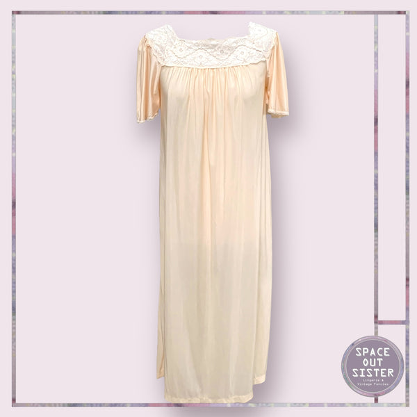 Vintage Square Neckline Nightdress
