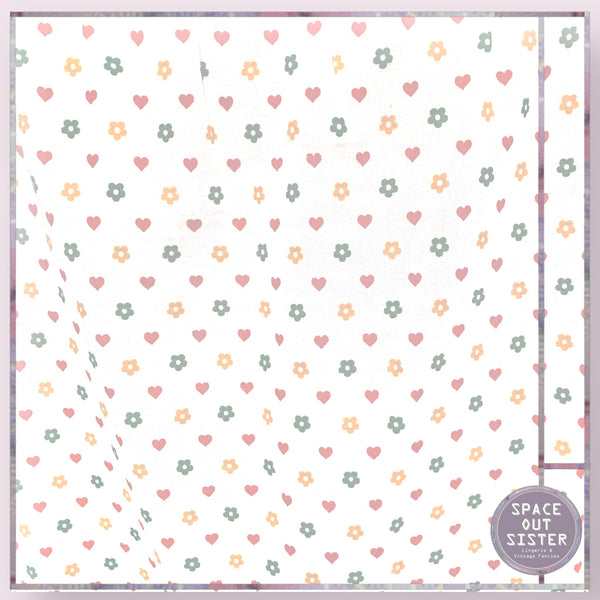 Vintage Love Heart Smocked Nightdress