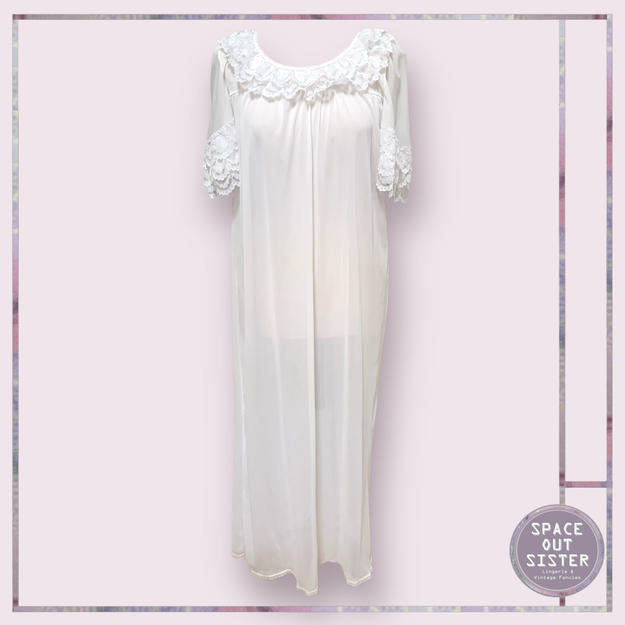 Vintage Tiered Sleeve Nightdress