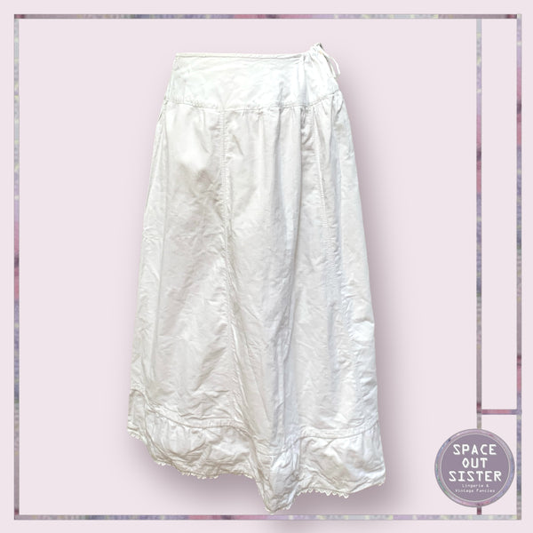 Antique Cotton Petticoat